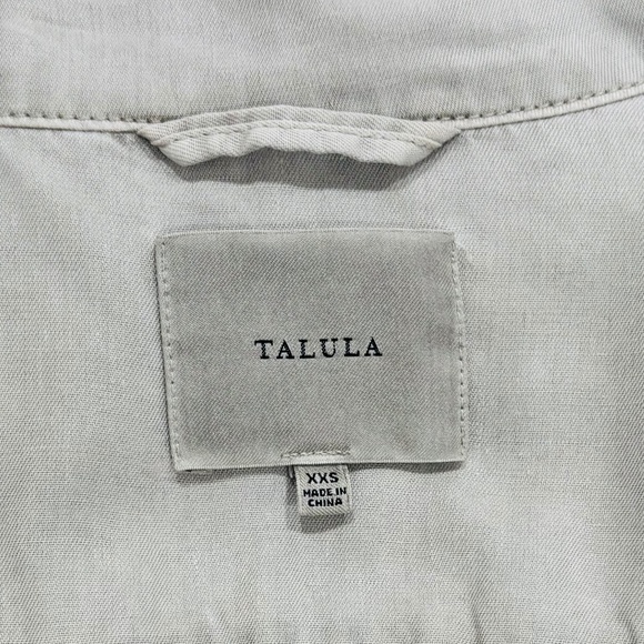 Talula Grey Utility Jacket – XXS | Lightweight Casual Zip-Up with Cargo Pockets - Picture 4 of 6